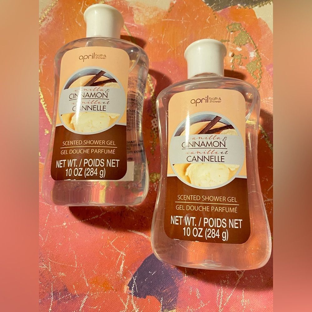🛍️ APRIL Bath & Shower VANILLA &
CINNAMON Scented Shower Gel 10oz💥